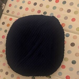 Navy Blue Textured Baby Cushion